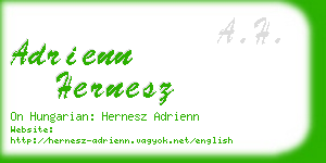 adrienn hernesz business card